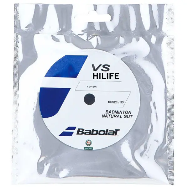 Babolat VS Hi Life 2000 Badminton String 10.2m Pkt (0.80) (Natural)