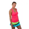 Image of a coral-colored tank top by BBTankTop