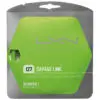 Vibrant lime green Savage tennis racket for enhanced performance