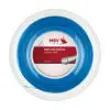 Blue fishing reel on a white background