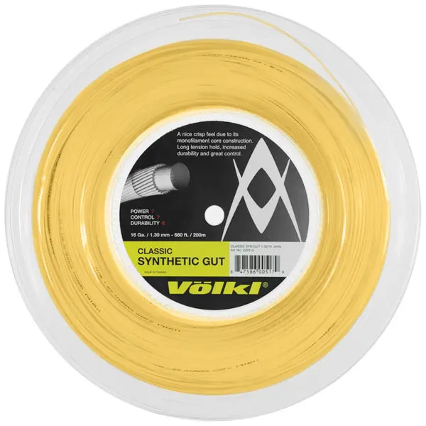 Volkl Classic Synthetic Gut 200m Reel