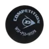 A close-up view of the Dunlop Competition tennis racket.