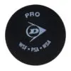 Dunlop Pro Ball - Detailed view of tennis ball with Dunlop logo and product details.