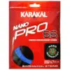 Image of a blue Nanopro 66 racket in its packaging