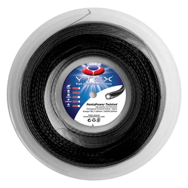 Ytex Pentapower Twisted 16L 1.28mm (Black) 200m Reel