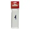 White Pointfore Headband for Tennis and Sports
