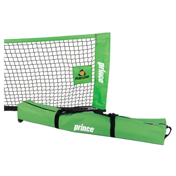 Prince tennis racquet with a black and yellow design for enhanced performance