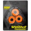 Three-pack of Super Perf squash balls in orange packaging