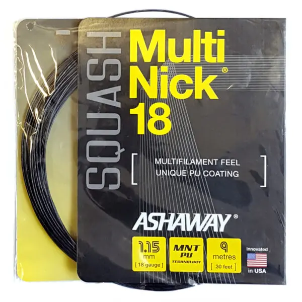 Ashaway MultiNick 18 1.15mm (Black) 9m Packet