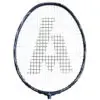 Tennis racket and balls on a court