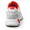 Lotto Womens Mirage 100 SPD Tennis Shoes (All White/Poppy Red)