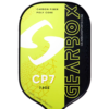Two tennis rackets and tennis balls on a green court