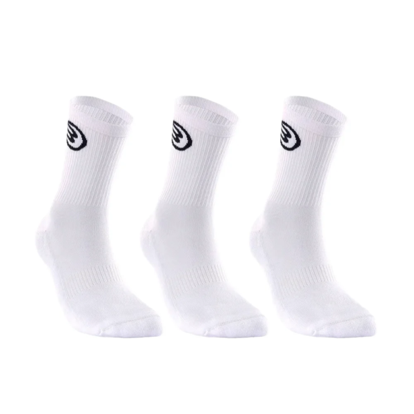 Bullpadel BP262 White Socks (3 Pack)