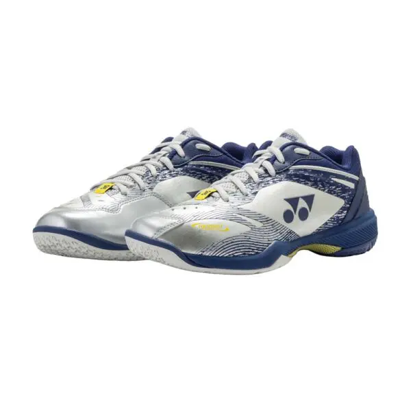 Yonex Power Cushion 65 Z VA Wide Badminton Shoes 2026 (Silver/Navy)