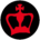 Black crown logo