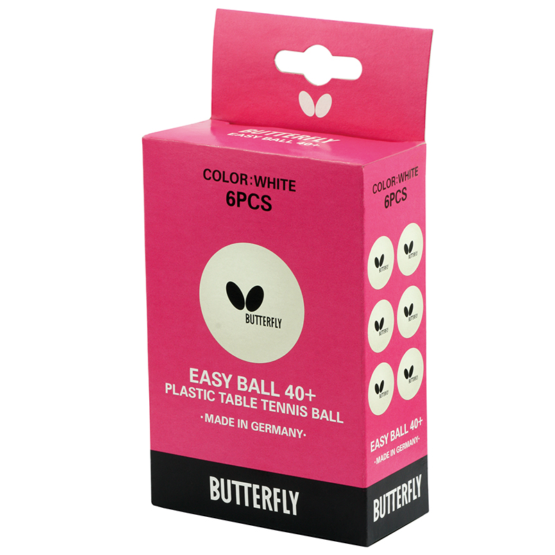 A set of 6 EasyBall tennis balls - perfect for tennis enthusiasts and professionals.