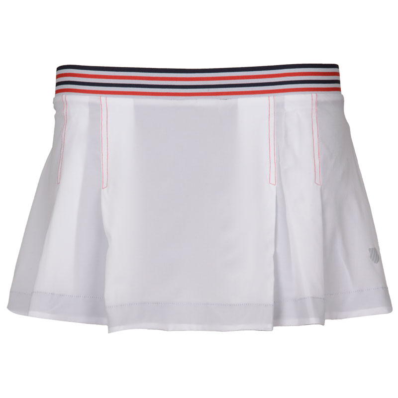 K-Swiss Women's Heritage Skirt in White