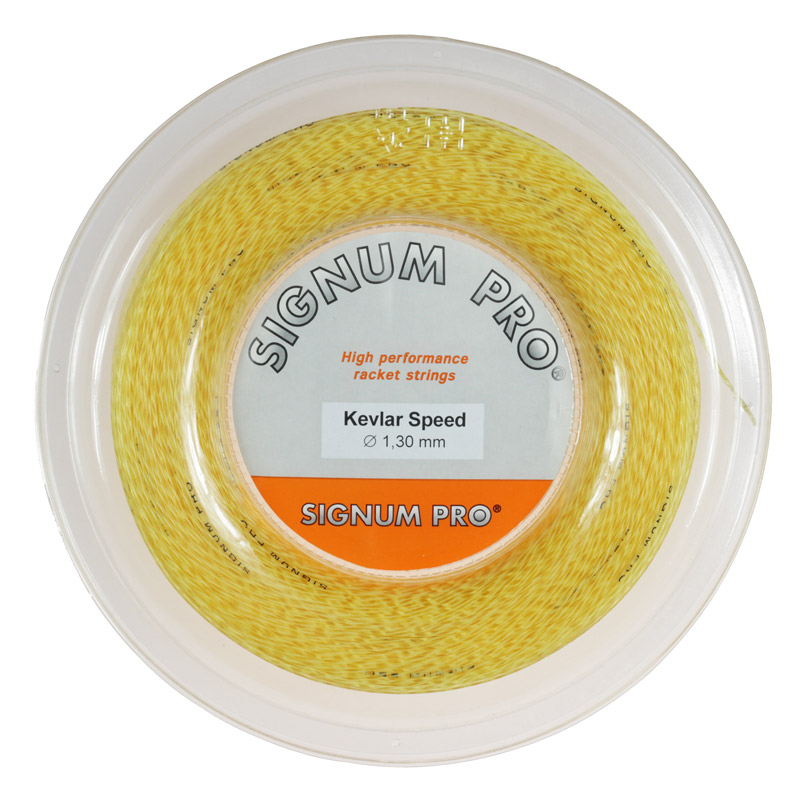 Signum Pro Kevlar Speed tennis string - High-performance string ideal for power and control.