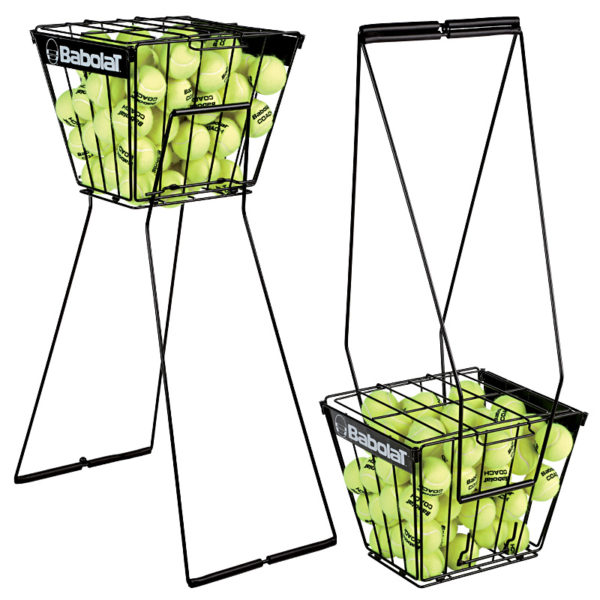 Black and Blue BAB Ball Basket for Holding Tennis Balls