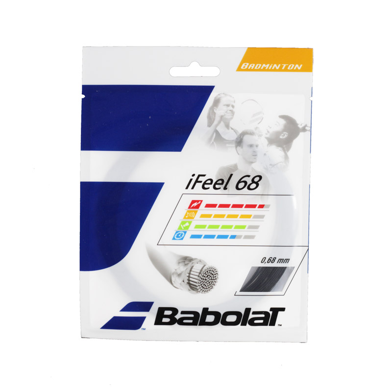 Babolat I Feel 68 Black Pkt tennis strings image