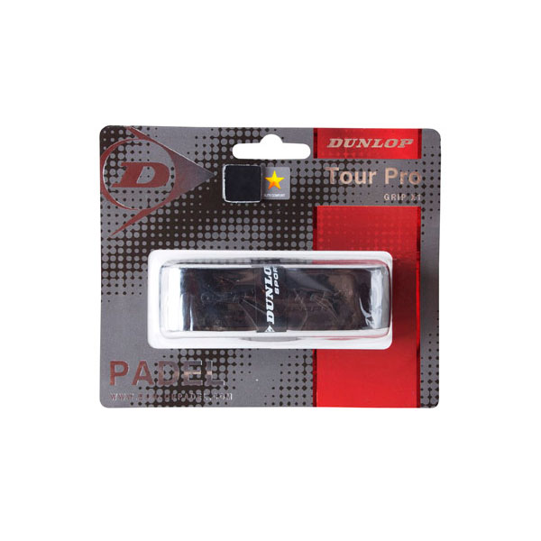 Dunlop Tour Pro Replacement Black Tennis Grips - Durable and High-Quality Grips for Tennis Rackets