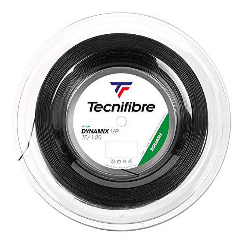 Tecnifibre Dynamix V.P Squash (Black) 200m Reel