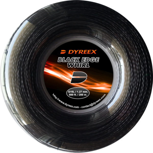 Dyreex Black Edge Whirl (Black) 200m Reel