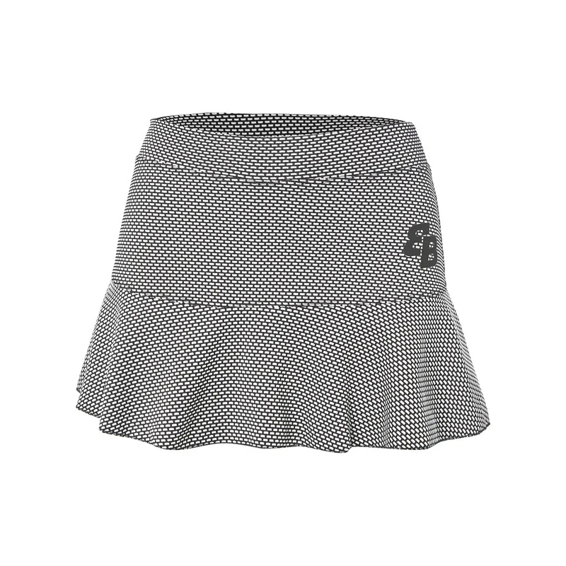 Elegant Skort Frame - Woman's high-waisted skort in a classy design with a flattering fit and frame-like pattern
