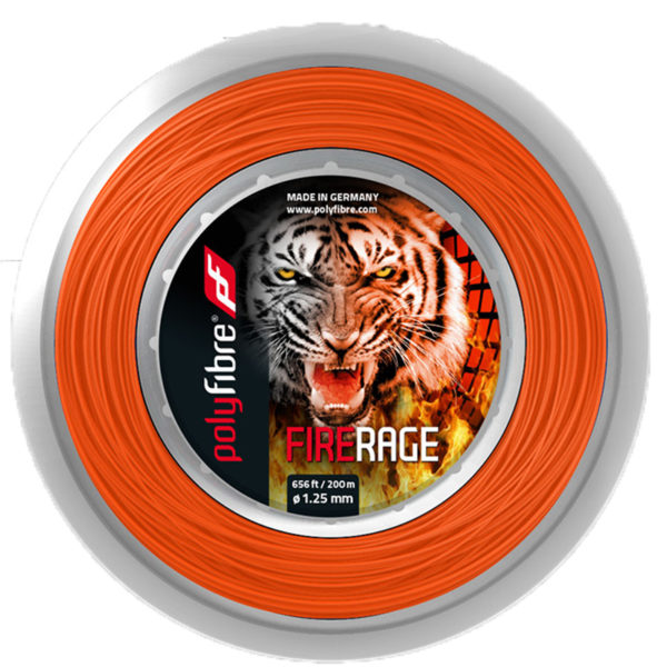Fire Rage Reel - a red spinning fishing reel with flames depicted around it, symbolizing intensity and excitement