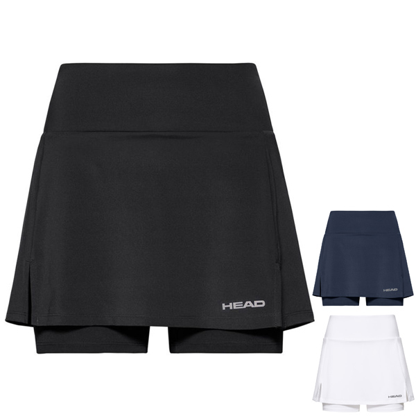 Head Club Basic Long Skort Mixed - Women's tennis skort in a mix of colors