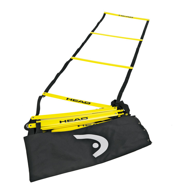 Agility ladder for enhancing speed and coordination during training.