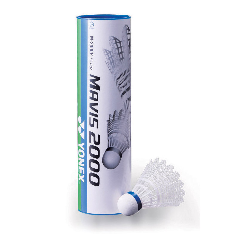 Mavis 2000 White Badminton Shoes - Front View