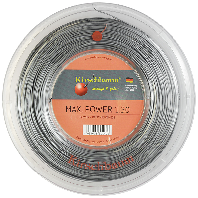 Kirschbaum Max Power (Silver) 200m Reel