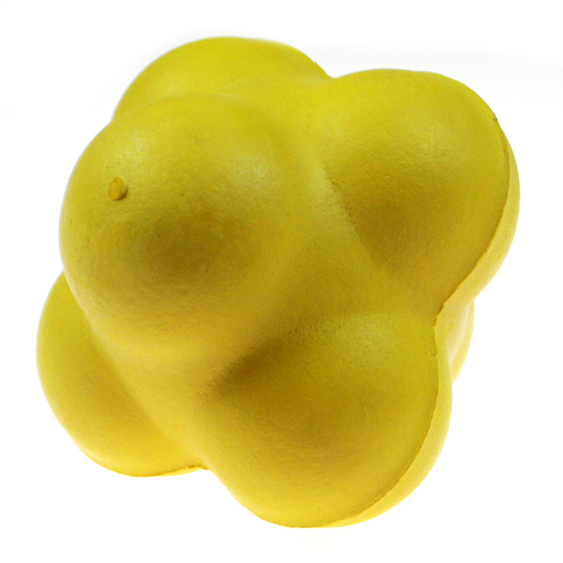 Reaction ball for improving reflexes and hand-eye coordination