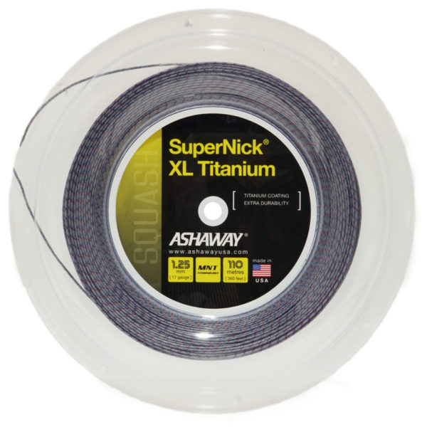 SuperNick XL Titanium Reel – high quality badminton racket string reel