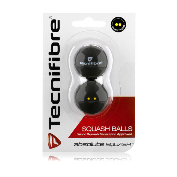 Image of Tecnifibre Double Yellow 2-Pack Tennis Balls