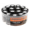 Black Tour Grip Box A pack of black tennis overgrips ideal for enhancing racket grip and control.