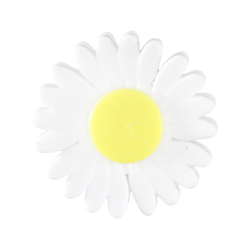 Tourna Flower Dampener - Colorful tennis racket dampener with a unique floral design