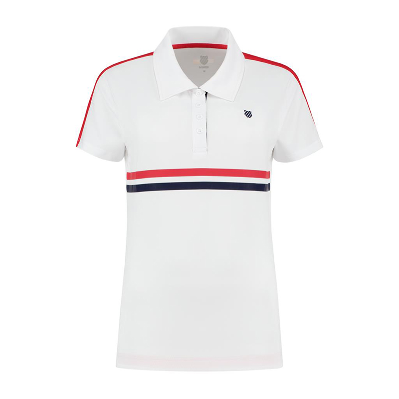 White Striped Polo Frame