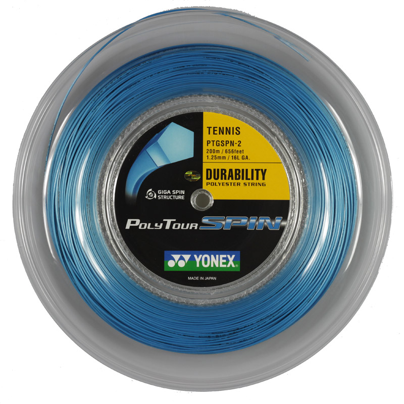 Yonex Poly Tour Spin 125 Blue tennis string - Product Image
