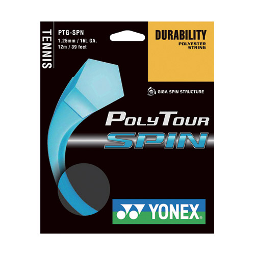 Yonex Poly Tour Spin Blue Tennis String - Packaging