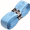 Light blue and white PU grips for sports equipment