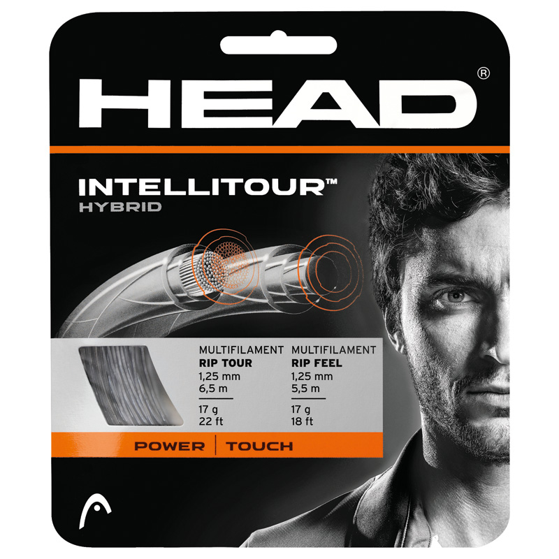 Intellitour grey packet tennis string