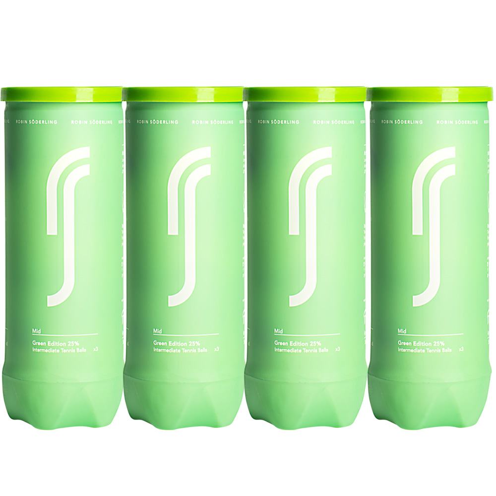 Green edition dozen tennis balls