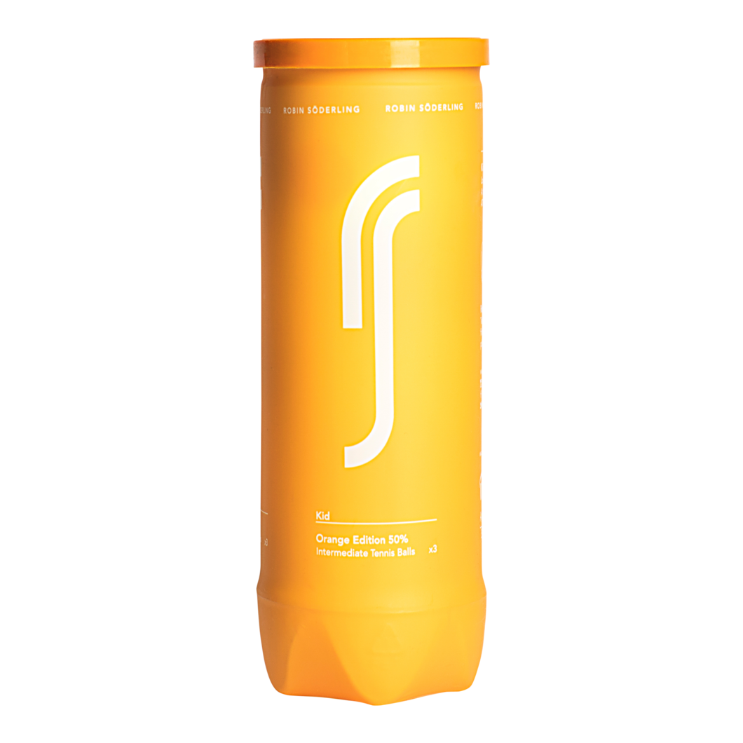 Orange Edition Single Tube - Tube for tennis balls in vibrant orange color
