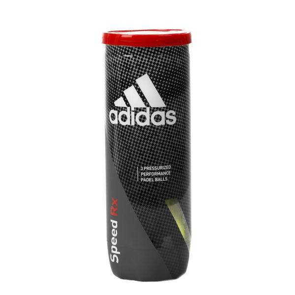 Adidas padel ball, a yellow ball with Adidas logo, used in padel sports.