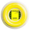 Image of a hexagonal yellow tennis ball used in professional tennis matches.
