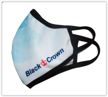 Masque Black Crown clear badminton racket