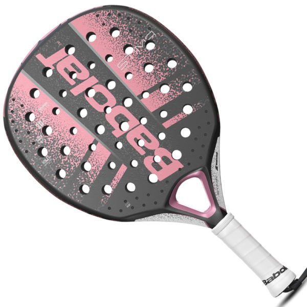 Blue and White Adidas Badminton Racket