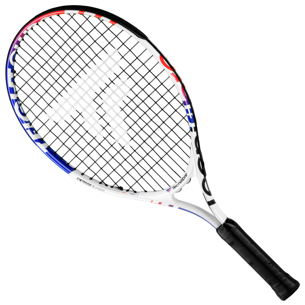 Black and blue badminton racket